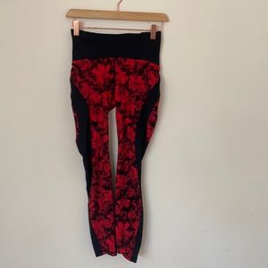 Lululemon, Train Times, 7/8, Red Carmine EUC